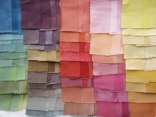 Cotton Fabrics dyed using Natural Dye Extracts