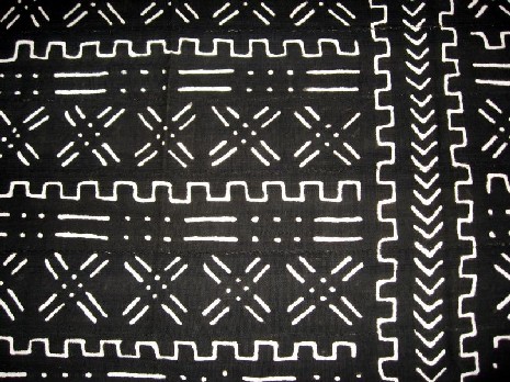 Traditional bogolan fini textile from Mali