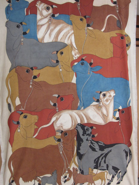 Ajit Kumar Das, India, handpainted with natural dyes