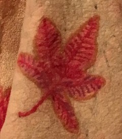 Leaf from the Leaf Shawl (detail)