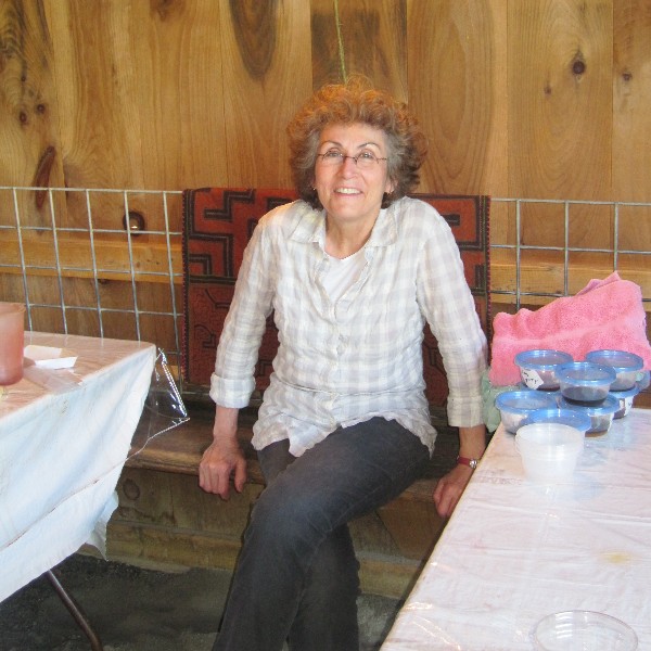 Michele at the Basilan Workshop, Long Ridge Farms, 2010